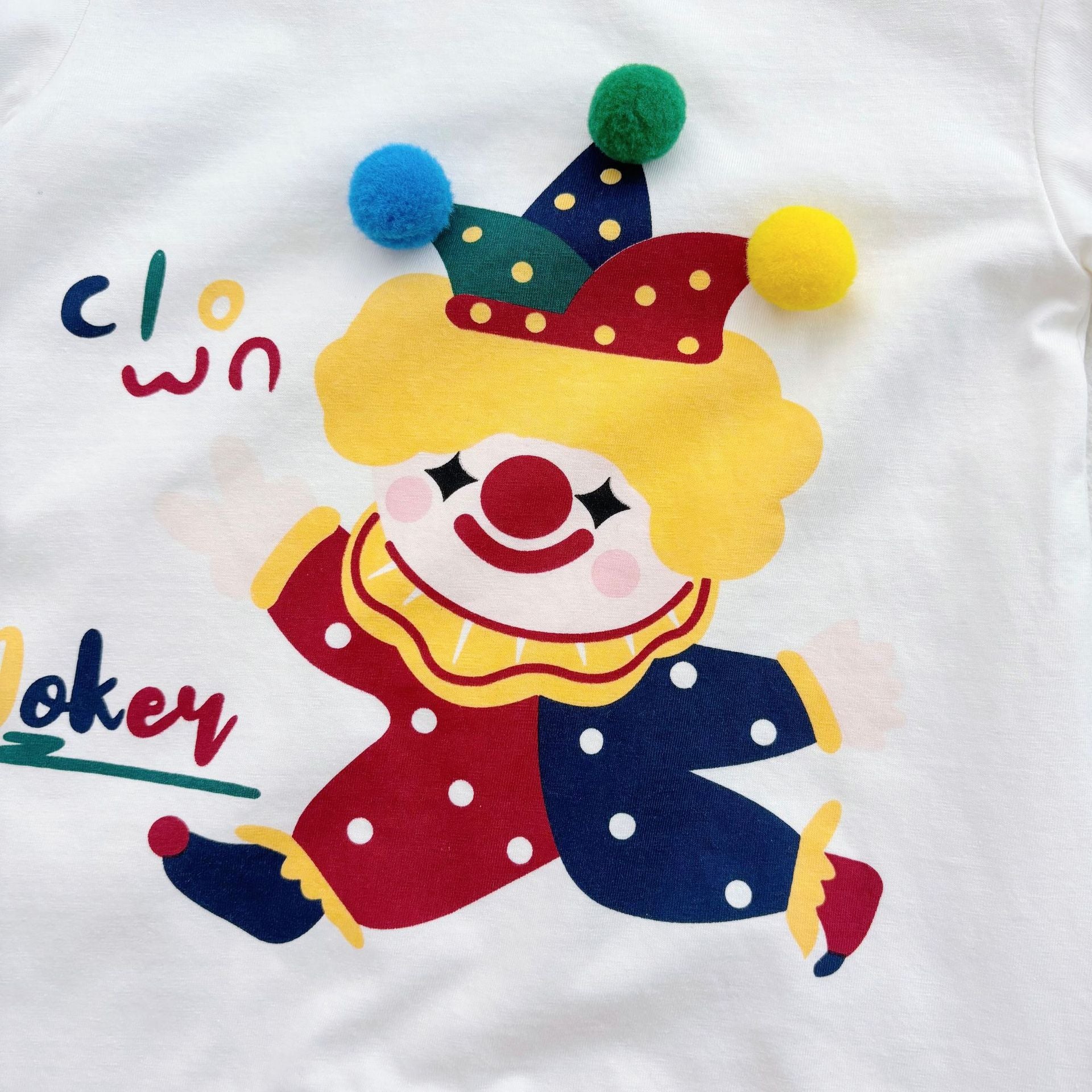 Summer Arrival Baby Unisex Joker Cartoon Pattern Short Sleeves Crew Neck Rompers with Hat, MyKids-USA®, Baby One-Pieces, MyKids-USA -  -  -  -  -  -  - 