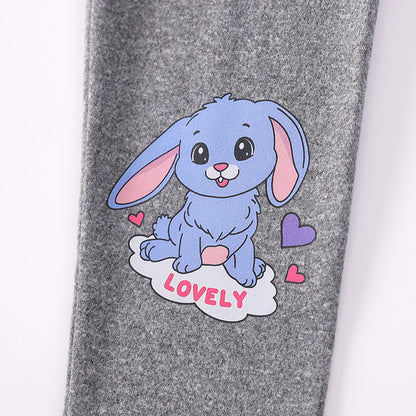 Spring and Autumn Girls Cartoon Pattern Long Sleeves Hoodie and Pants Clothing Set, MyKids-USA®, Baby & Toddler Outfits, MyKids-USA -  -  -  -  -  -  - 