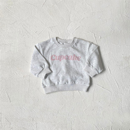 Arrival Spring and Autumn Baby Kids Unisex Letters Pattern Pullover