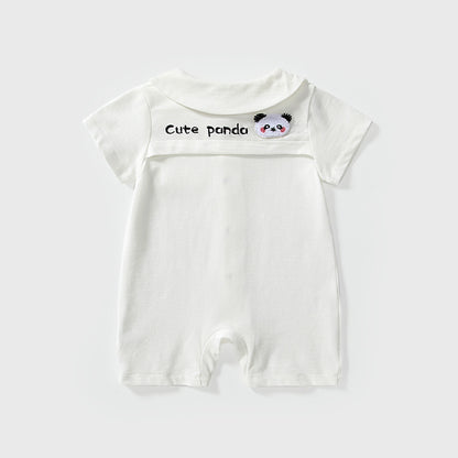 Summer Arrival Baby Unisex Short Sleeves Cute Panda Pattern Rompers, MyKids-USA®, Baby One-Pieces, MyKids-USA -  -  -  -  -  -  - 