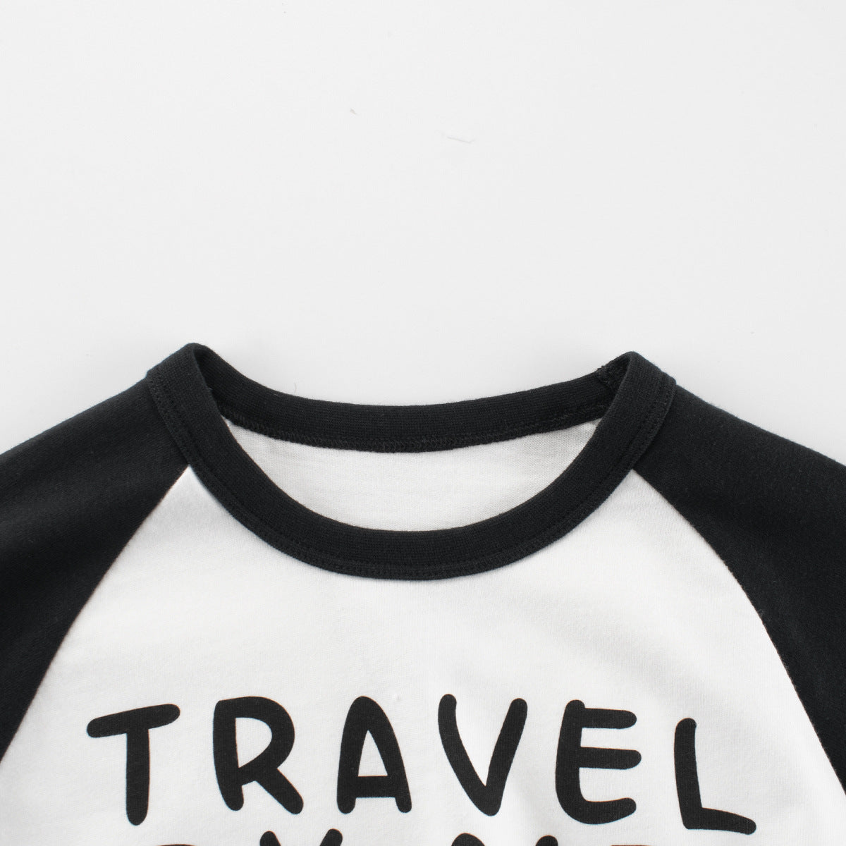 Autumn Baby Kids Boys Letters and Cartoon Print Long Sleeves Crew Neck Color Patchwork Top Shirt, MyKids-USA®, Baby & Toddler Tops, MyKids-USA -  -  -  -  -  -  - 