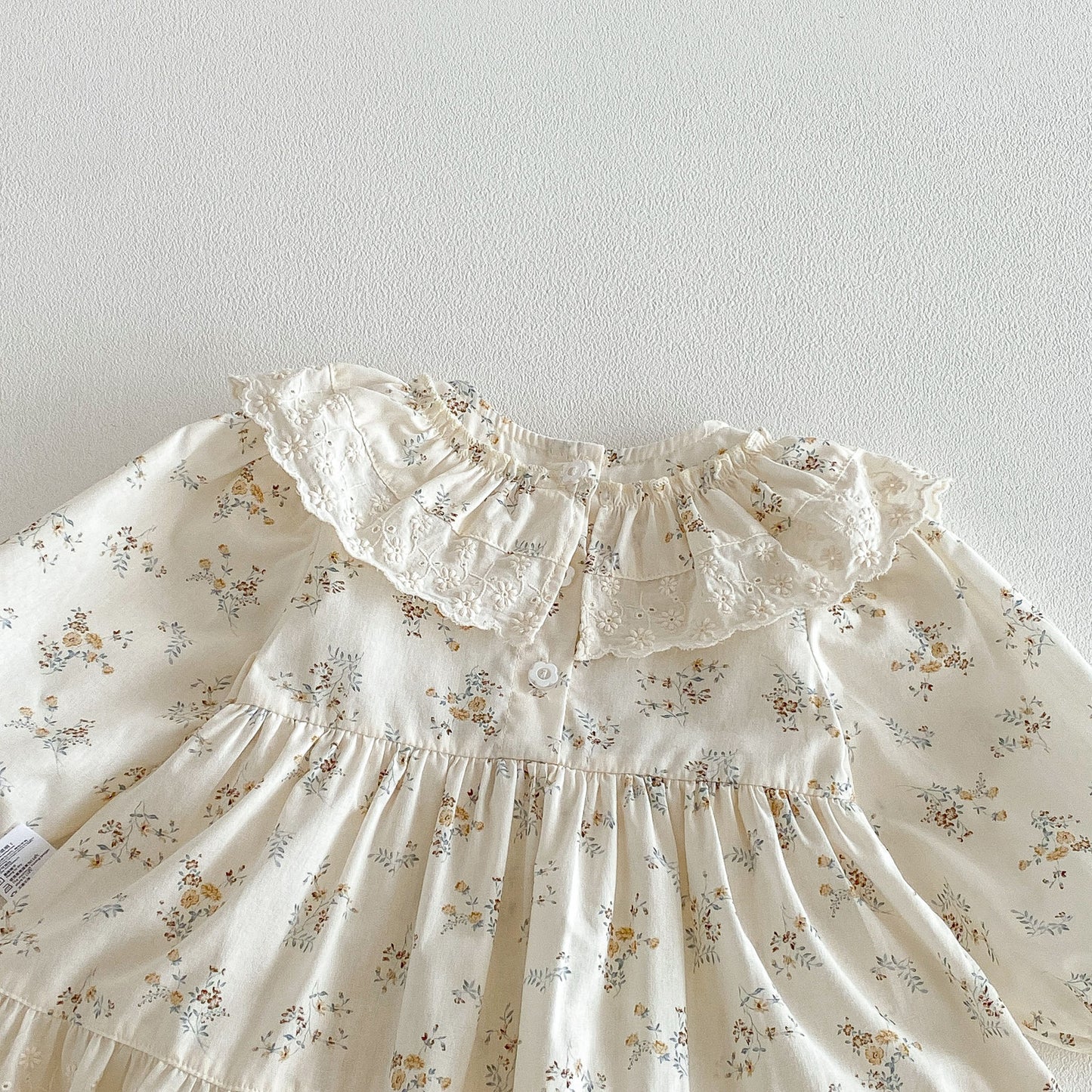 Spring Arrival Baby Girls Long Sleeves Floral Pattern Lace Trim Bodysuit, MyKids-USA®, Bodysuits, MyKids-USA -  -  -  -  -  -  - .