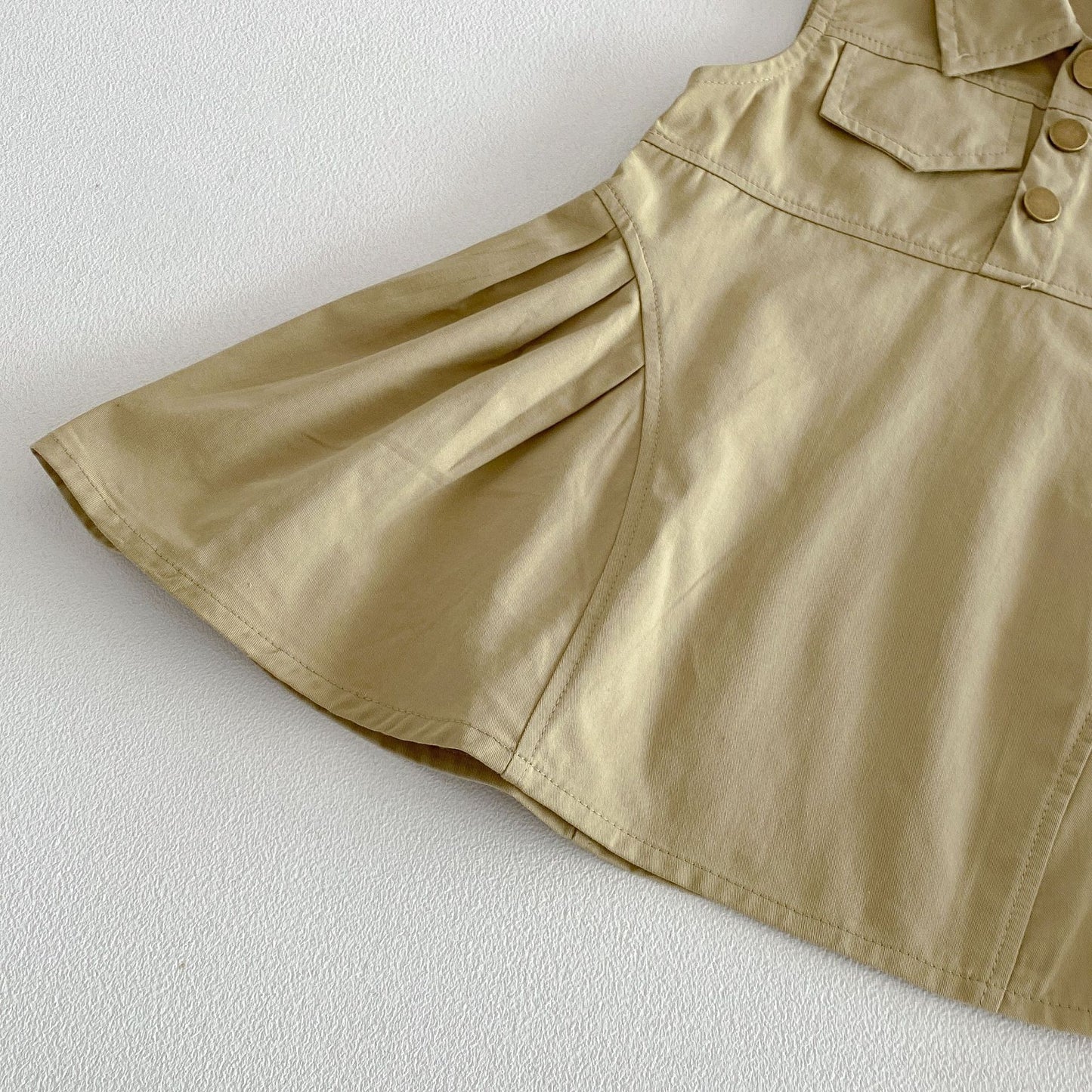 Summer Arrival Solid Color Sleeveless Turn-down Collar Dress for Stylish Girls, MyKids-USA®, Baby & Toddler Dresses, MyKids-USA -  -  -  -  -  -  - .