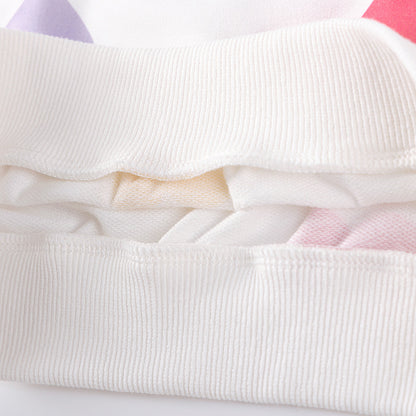 Autumn Arrival Kids Girls Colorful Hearts Pattern Crew Neck Long Sleeves Top, MyKids-USA®, Shirts, MyKids-USA -  -  -  -  -  -  - 