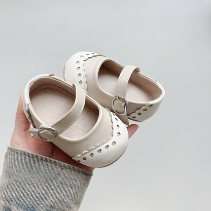 Spring and Summer Baby Girl Fashion Little Hearts Pattern Toddler Soft-Sole Anti-slip Walking Shoes, MyKids-USA®, Baby & Toddler Shoes, MyKids-USA - Size/Age - insole length 11.00 cm - Color - Silver -  -  - TR2503182234-B