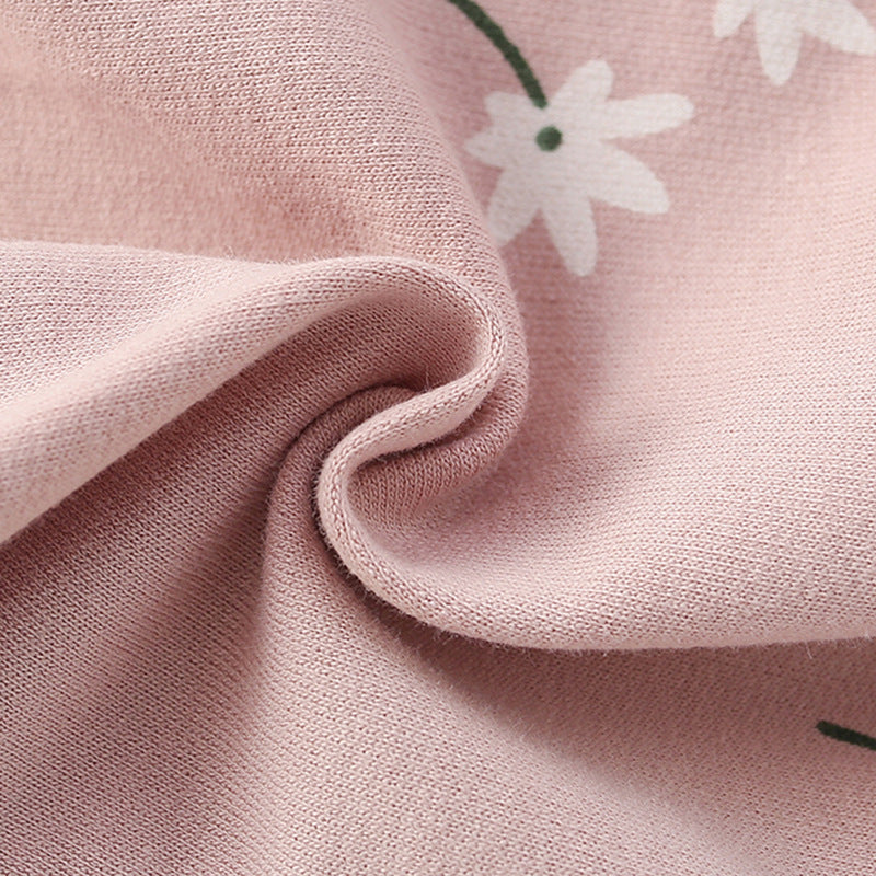 Summer Baby Kids Cartoon and Letters Pattern T-shirt and Floral Shorts Clothing Set for Girls, MyKids-USA®, Baby & Toddler Outfits, MyKids-USA -  -  -  -  -  -  - 