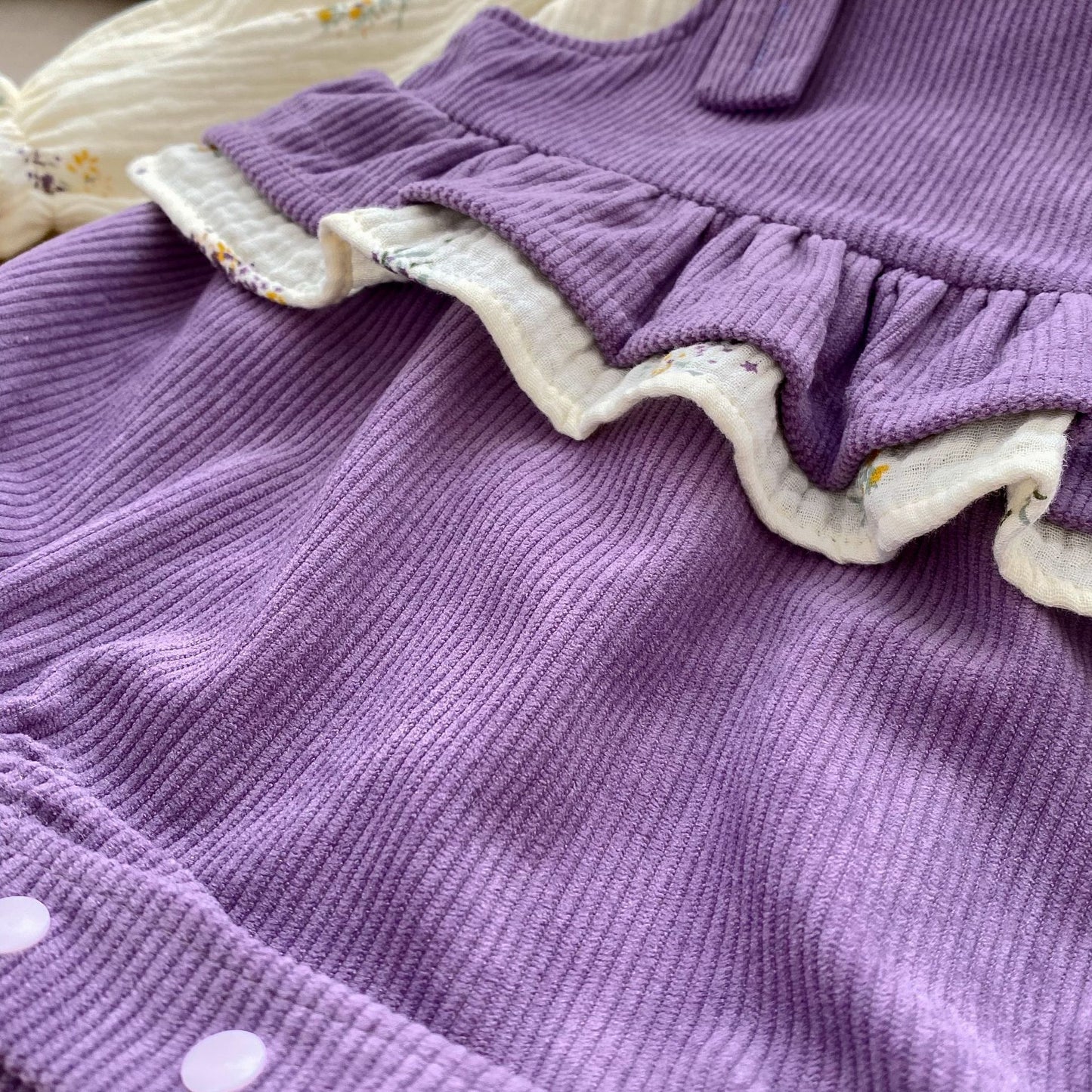 Arrival Autumn Baby Girls Long Sleeves Floral Top and Purple Strap Bodysuits Onesies – Clothing Set, MyKids-USA®, Baby & Toddler Outfits, MyKids-USA -  -  -  -  -  -  - 