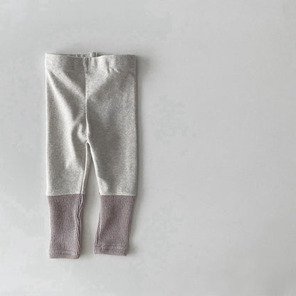 Baby Boy And Girl Color Patchwork Spring and Autumn Casual Pants, MyKids-USA®, Trousers, MyKids-USA - Size/Age - 73 (6-9M) - Color - Apricot -  -  - TR2512251105-A.