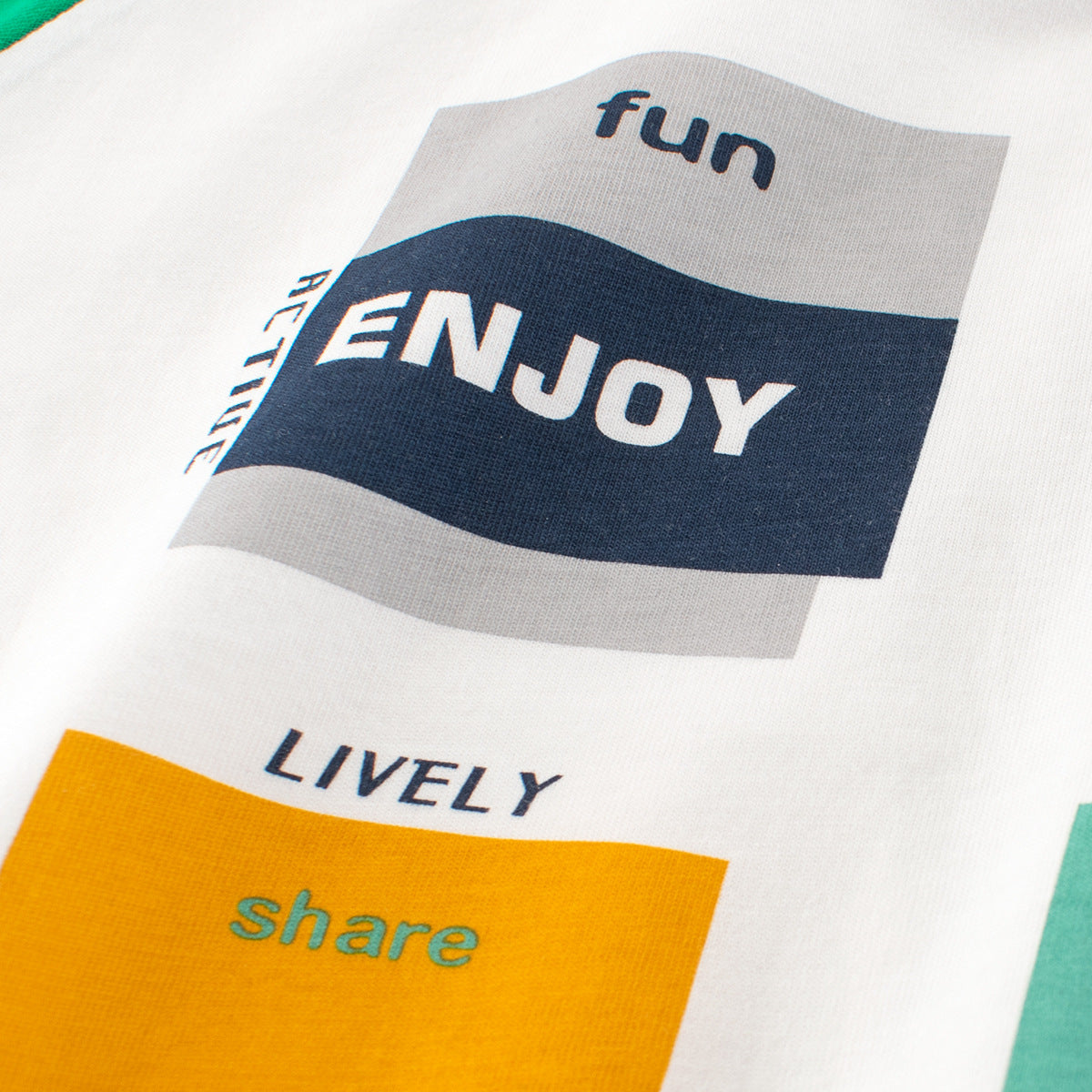 Summer Boys’ Letters and Geometric Pattern T-shirt in European and American Style, MyKids-USA®, Baby & Toddler Tops, MyKids-USA -  -  -  -  -  -  - 