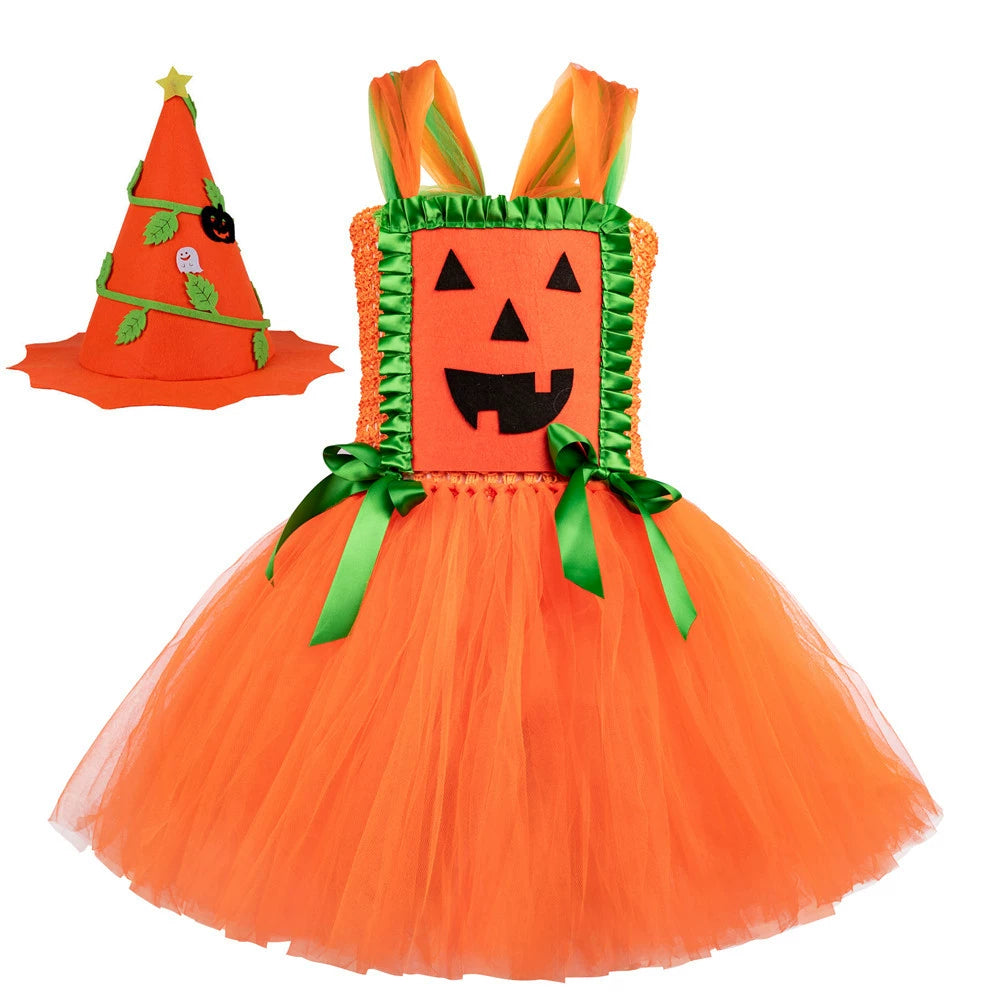 Halloween Witch Costume Set Dress with Hat, MyKids-USA®, Costume Sets, MyKids-USA -  -  -  -  -  -  - .