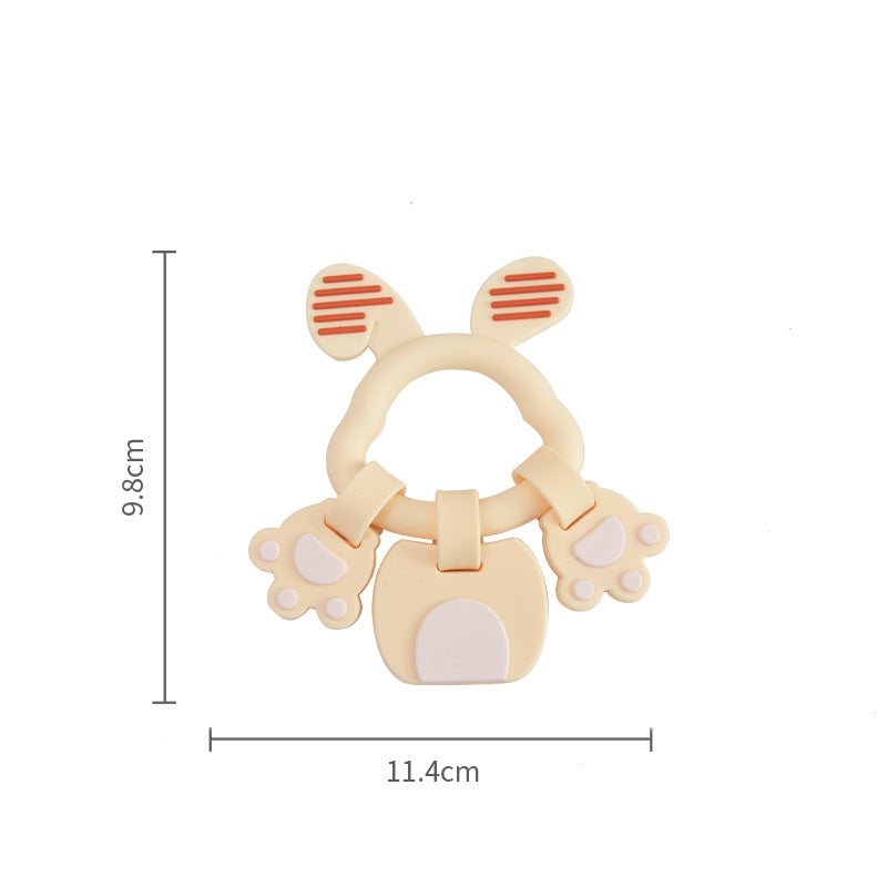 Baby Teething Toys – Teddy Bear Silicone Teething Sticks, MyKids-USA®, Teethers, MyKids-USA - Size/Age - Average Size (0-6Y） - Color - Apricot -  -  - TR2508302221-A