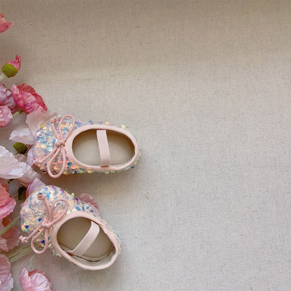 Autumn Baby Girl Sequin Design Toddler Soft-Sole Anti-slip Walking Shoes, MyKids-USA®, Baby & Toddler Shoes, MyKids-USA - Size/Age - insole length 11.00 cm - Color - Pink -  -  - TR2410071656-C