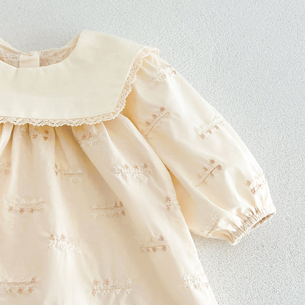 MyKids-USA® Autumn Arrival Baby Kids Girls Embroidery Pattern Long Sleeves Dress