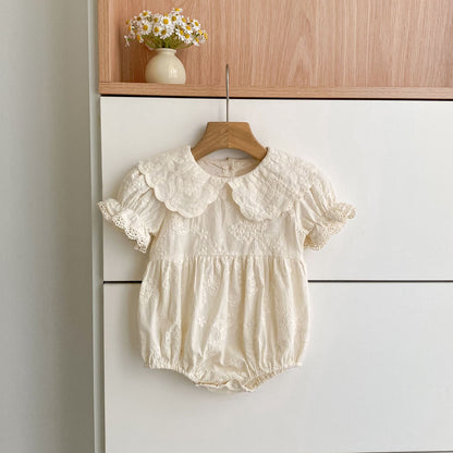 Arrival Summer Flowers Pattern Embroidered Baby Kids Girls Onesies and Dress – Princess Sister Matching Set, MyKids-USA®, Baby & Children's Outfits, MyKids-USA - Size/Age - 66 (3-6M) - Color - Apricot -  -  - TR2604192216-A.