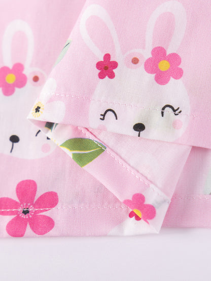 Summer Arrival Flowers and Cartoon Pattern Short Sleeves Dress for Stylish Girls, MyKids-USA®, Baby & Children's Dresses, MyKids-USA -  -  -  -  -  -  - .