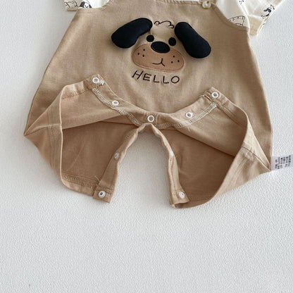 Summer Arrival Baby Boys Short Sleeves Color Patchwork Cartoon Rompers Bodysuits, MyKids-USA®, Baby & Children's One-Pieces, MyKids-USA -  -  -  -  -  -  - .