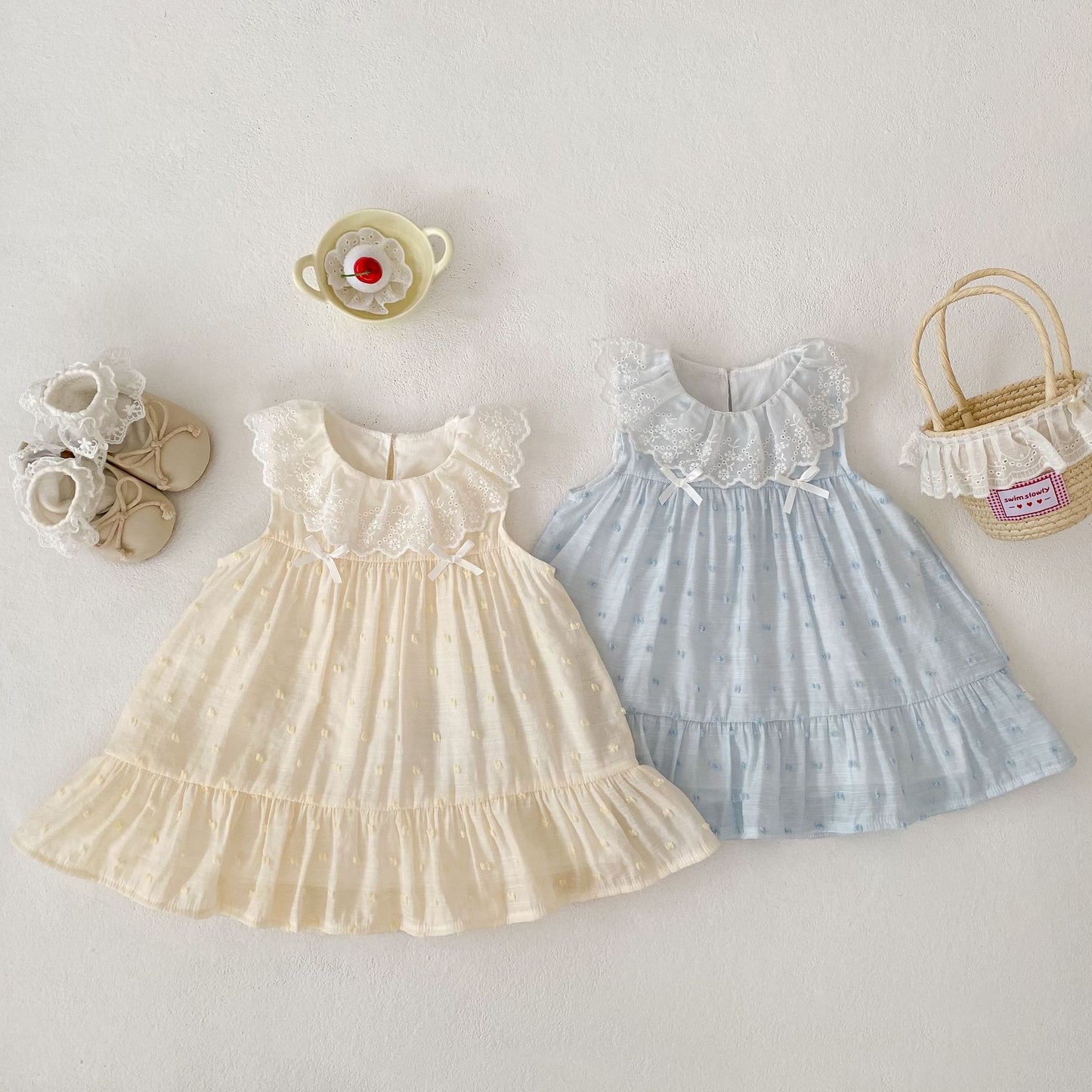 Summer Arrival Baby Girls Sleeveless Embroidery Pattern Dress, MyKids-USA®, Baby & Children's Dresses, MyKids-USA -  -  -  -  -  -  - .