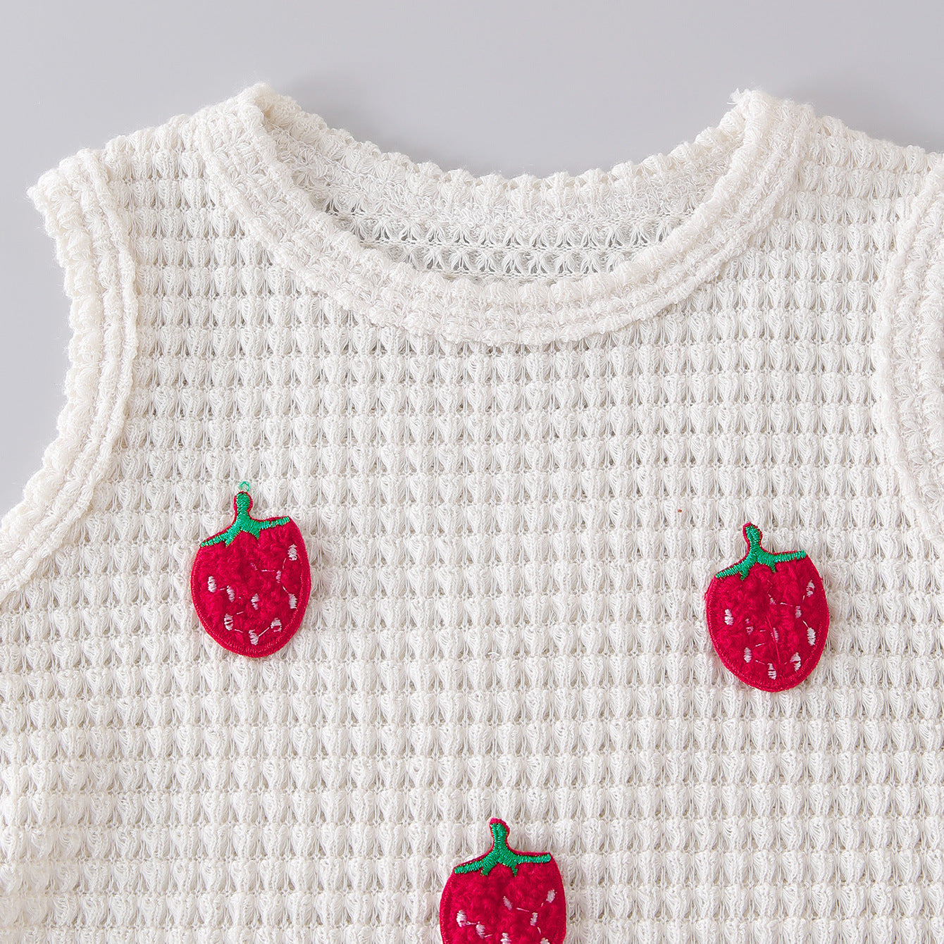 Arrival Summer Baby Kids Girls Sleeveless Strawberry Pattern Vest and Plain Shorts Clothing Set, MyKids-USA®, Baby & Children's Outfits, MyKids-USA -  -  -  -  -  -  - .