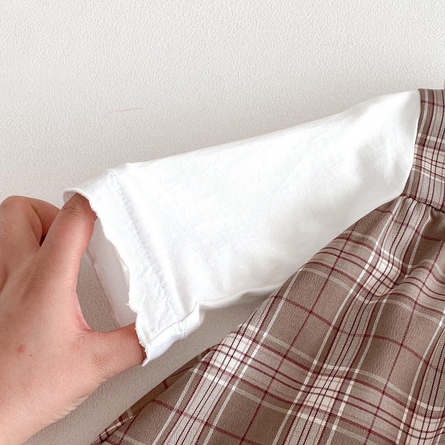 Autumn and Spring Baby Kids Girls Long Sleeves Plaid Onesies Dress and Hat Clothing Set, MyKids-USA®, Baby & Toddler Dresses, MyKids-USA -  -  -  -  -  -  - .