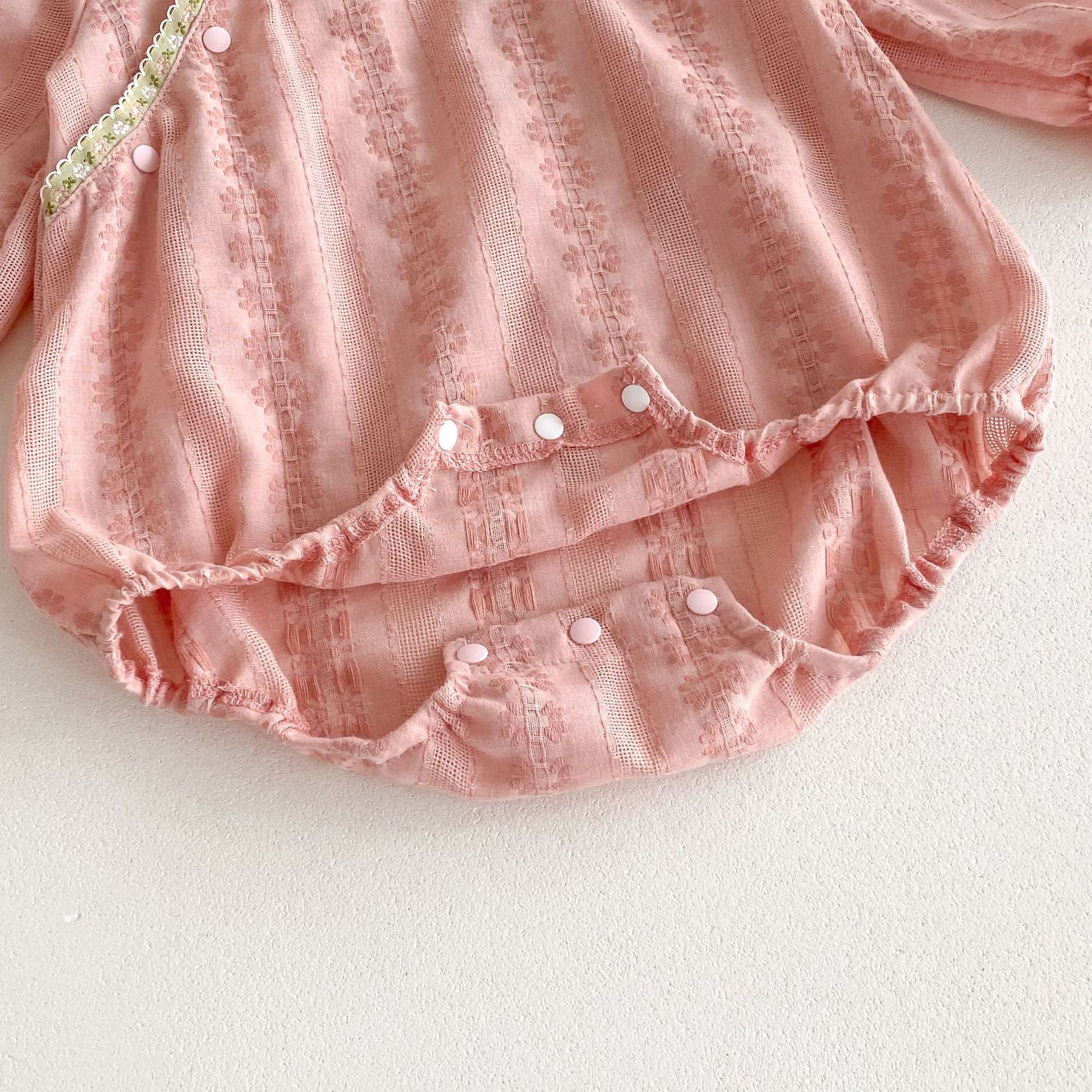 Autumn Arrival Baby Girls Long Sleeves Floral Striped Pattern Onesies Bodysuits, MyKids-USA®, Baby One-Pieces, MyKids-USA -  -  -  -  -  -  - 