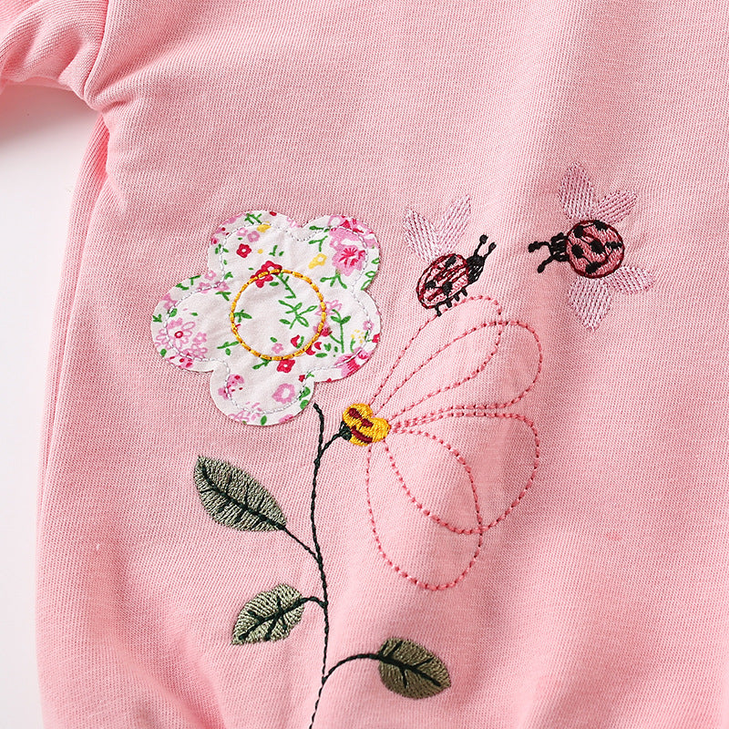 Spring and Autumn Girls Flowers and Cartoon Pattern Long Sleeves Top and Pants Clothing Set, MyKids-USA®, Baby & Toddler Outfits, MyKids-USA -  -  -  -  -  -  - .