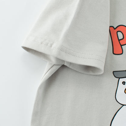 Summer Boys’ Animals Cartoon and Letters Pattern T-shirt in European and American Style, MyKids-USA®, Baby & Toddler Tops, MyKids-USA -  -  -  -  -  -  - 