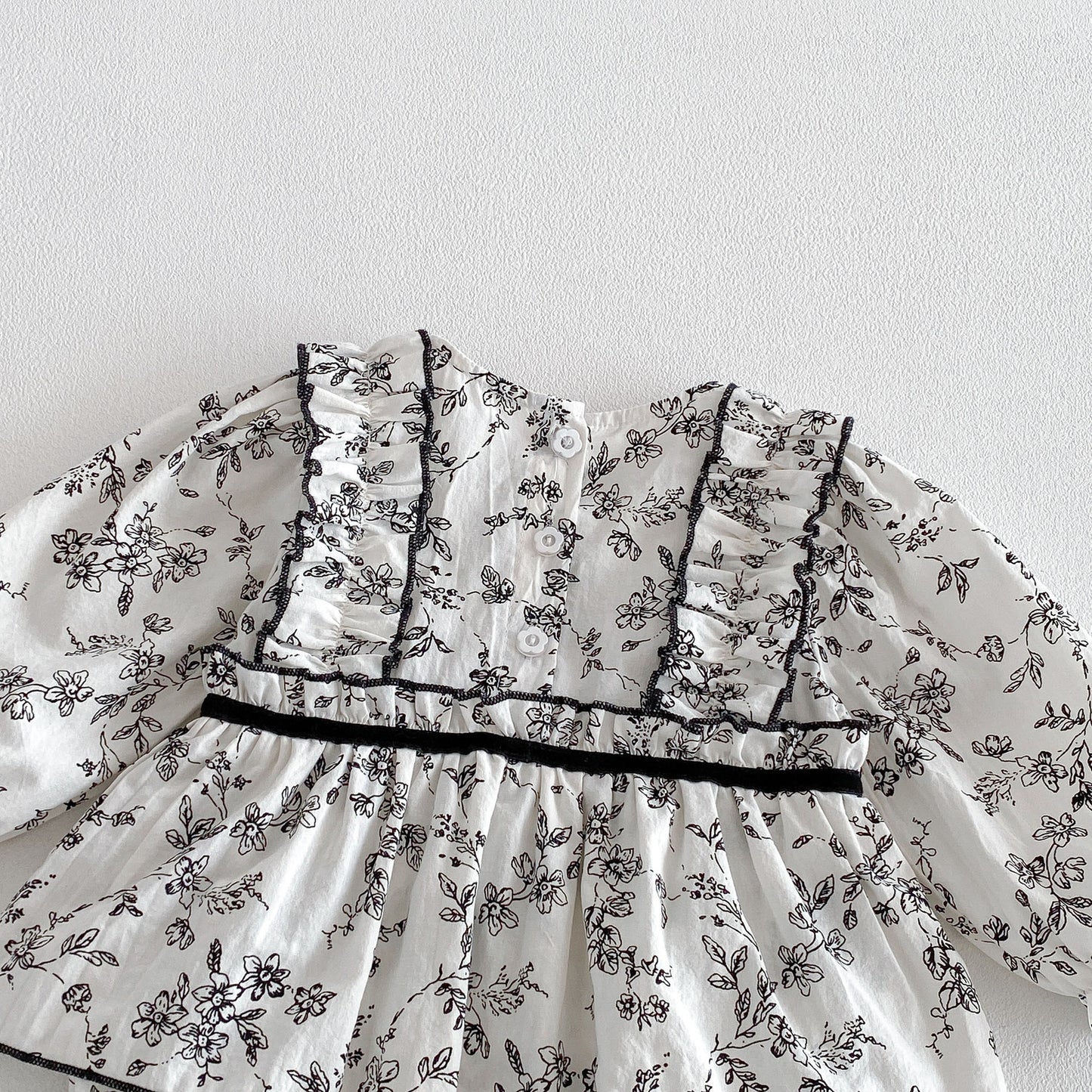 Spring Arrival Baby Girls Long Sleeves Crew Neck Floral Bodysuit, MyKids-USA®, Bodysuits, MyKids-USA -  -  -  -  -  -  - .