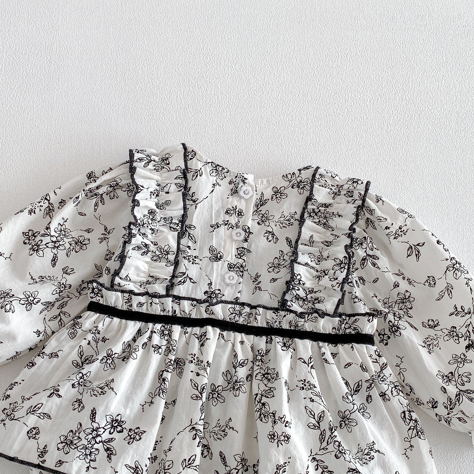 Spring Arrival Baby Girls Long Sleeves Crew Neck Floral Bodysuit, MyKids-USA®, Bodysuits, MyKids-USA -  -  -  -  -  -  - .