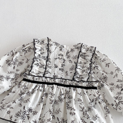 Spring Arrival Baby Girls Long Sleeves Crew Neck Floral Bodysuit, MyKids-USA®, Bodysuits, MyKids-USA -  -  -  -  -  -  - .