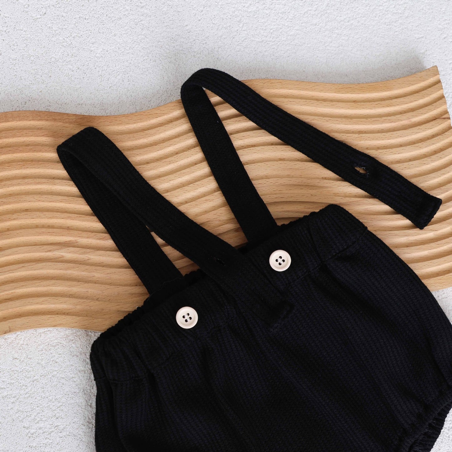 Spring and Autumn Baby Kids Girls Floral Long Sleeves Top and Black Sleeveless Ove rallsClothing Set, MyKids-USA®, Baby & Toddler Shoes, MyKids-USA -  -  -  -  -  -  - 