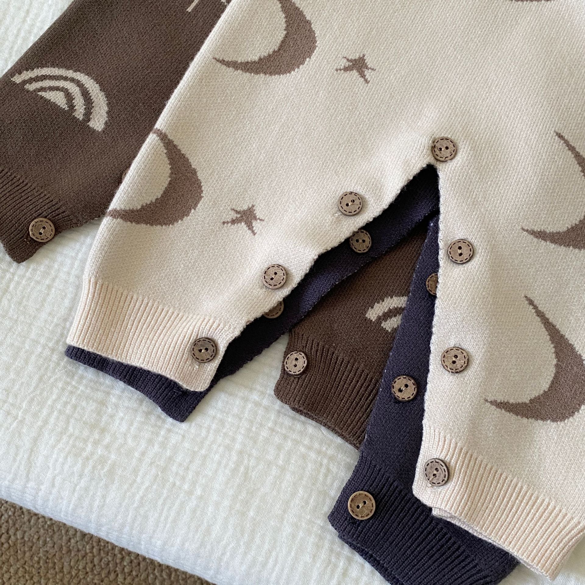 Autumn and Winter Arrival Baby Unisex Long Sleeves Geometric Pattern Knitted Rompers, MyKids-USA®, Baby One-Pieces, MyKids-USA -  -  -  -  -  -  - 