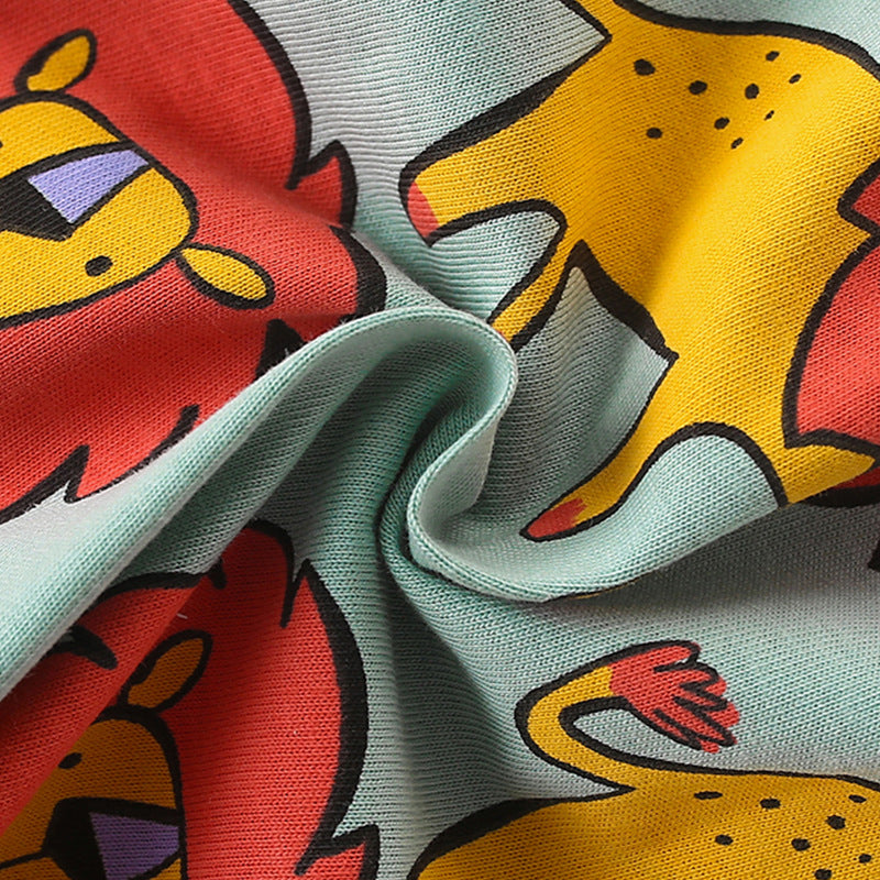 Summer Baby Kids Cartoon Lions Pattern T-shirt and Shorts Clothing Set for Boys, MyKids-USA®, Baby & Toddler Outfits, MyKids-USA -  -  -  -  -  -  - 