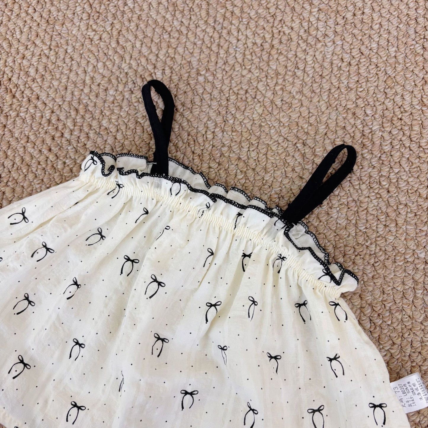 Summer Hot Selling Baby Girls Sleeveless Butterfly-bows Pattern Top Vest and Black Shorts Clothing Set, MyKids-USA®, Baby & Toddler Outfits, MyKids-USA -  -  -  -  -  -  - 