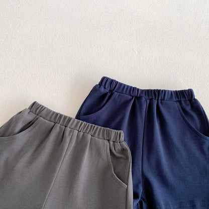 Summer Hot Selling Baby Kids Unisex Sleeveless Coffee Logo Printed Vest and Plain Shorts Clothing Set, MyKids-USA®, Baby & Toddler Outfits, MyKids-USA -  -  -  -  -  -  - 