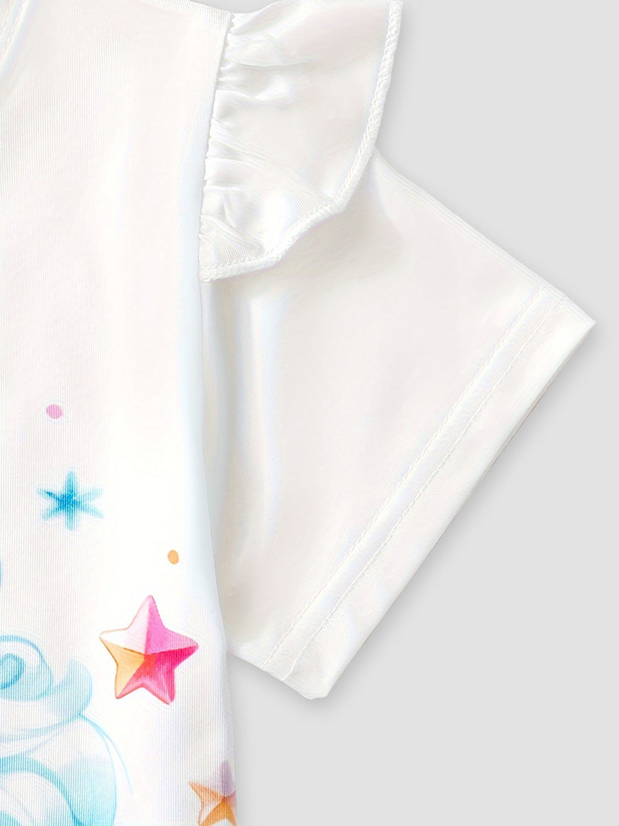 Arrival Summer Baby Kids Girls Short Sleeves Stars and Unicorn Pattern T-shirt and Shorts Clothing Set, MyKids-USA®, Baby & Children's Outfits, MyKids-USA -  -  -  -  -  -  - .