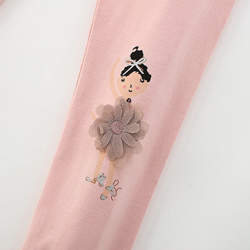 Autumn Arrival Baby Kids Girls Cartoon Pattern Cute Pants, MyKids-USA®, Trousers, MyKids-USA -  -  -  -  -  -  - 