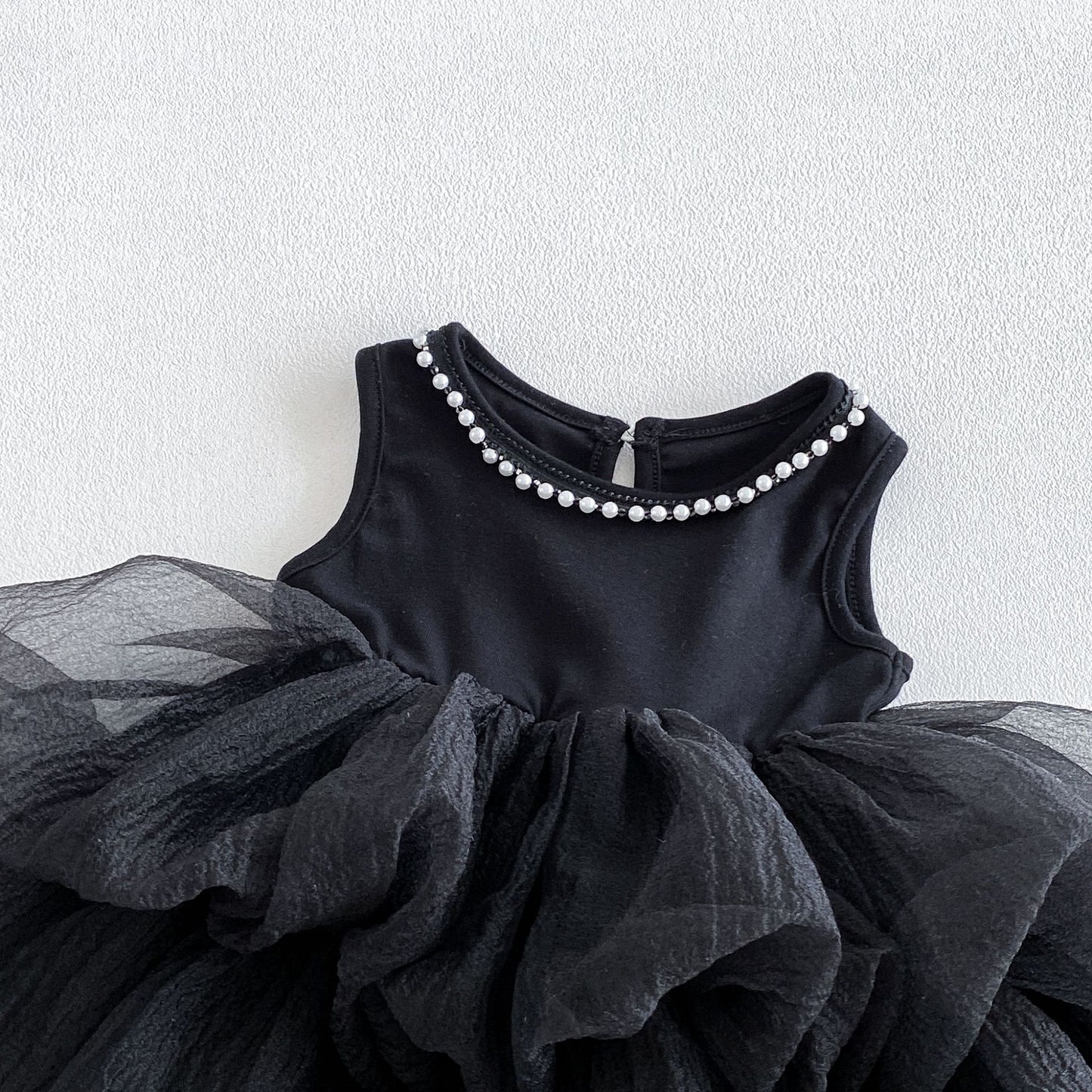 Summer Arrival Sleeveless Black Beaded Dress for Stylish Girls, MyKids-USA®, Baby & Children's Dresses, MyKids-USA -  -  -  -  -  -  - .