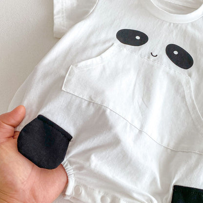 Summer Arrival Baby Girls Cute Panda Pattern Short Sleeves Onesies, MyKids-USA®, Baby One-Pieces, MyKids-USA -  -  -  -  -  -  - 