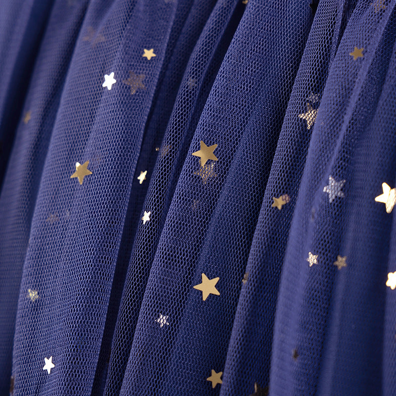 Autumn and Spring Arrival Christmas Cartoon Pattern Long Sleeves Tulle Decorated Dress for Stylish Girls, MyKids-USA®, Baby & Toddler Dresses, MyKids-USA -  -  -  -  -  -  - 