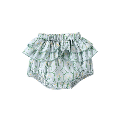 Summer Arrival Baby Girls Sleeveless Beaded Cherry Pattern Top Vest and Bloomers Clothing Sets, MyKids-USA®, Baby & Toddler Outfits, MyKids-USA -  -  -  -  -  -  - 