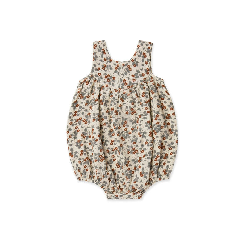 Summer Arrival Baby Unisex Floral Pattern Strap Onesies Bodysuits, MyKids-USA®, Baby One-Pieces, MyKids-USA - Size/Age - 66 (3-6M) - Color - Khaki -  -  - TR2506282258-B