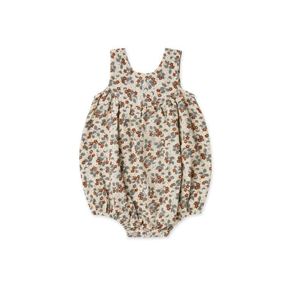 Summer Arrival Baby Unisex Floral Pattern Strap Onesies Bodysuits, MyKids-USA®, Baby One-Pieces, MyKids-USA - Size/Age - 66 (3-6M) - Color - Khaki -  -  - TR2506282258-B