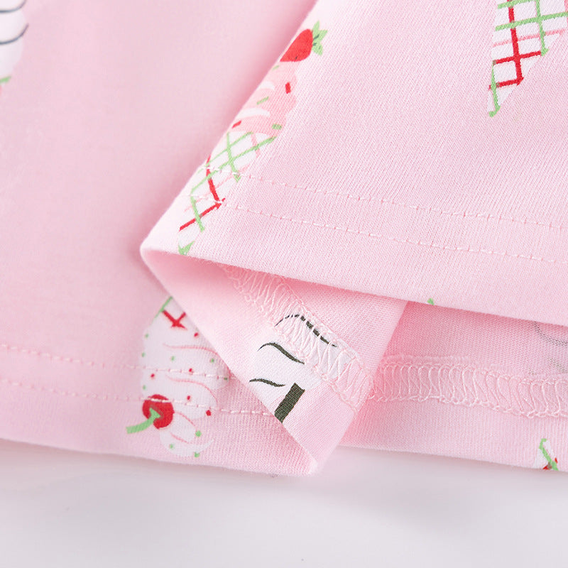Summer Arrival Ice-Cream Cartoon Pattern Short Sleeves Dress for Stylish Girls, MyKids-USA®, Baby & Toddler Dresses, MyKids-USA -  -  -  -  -  -  - .