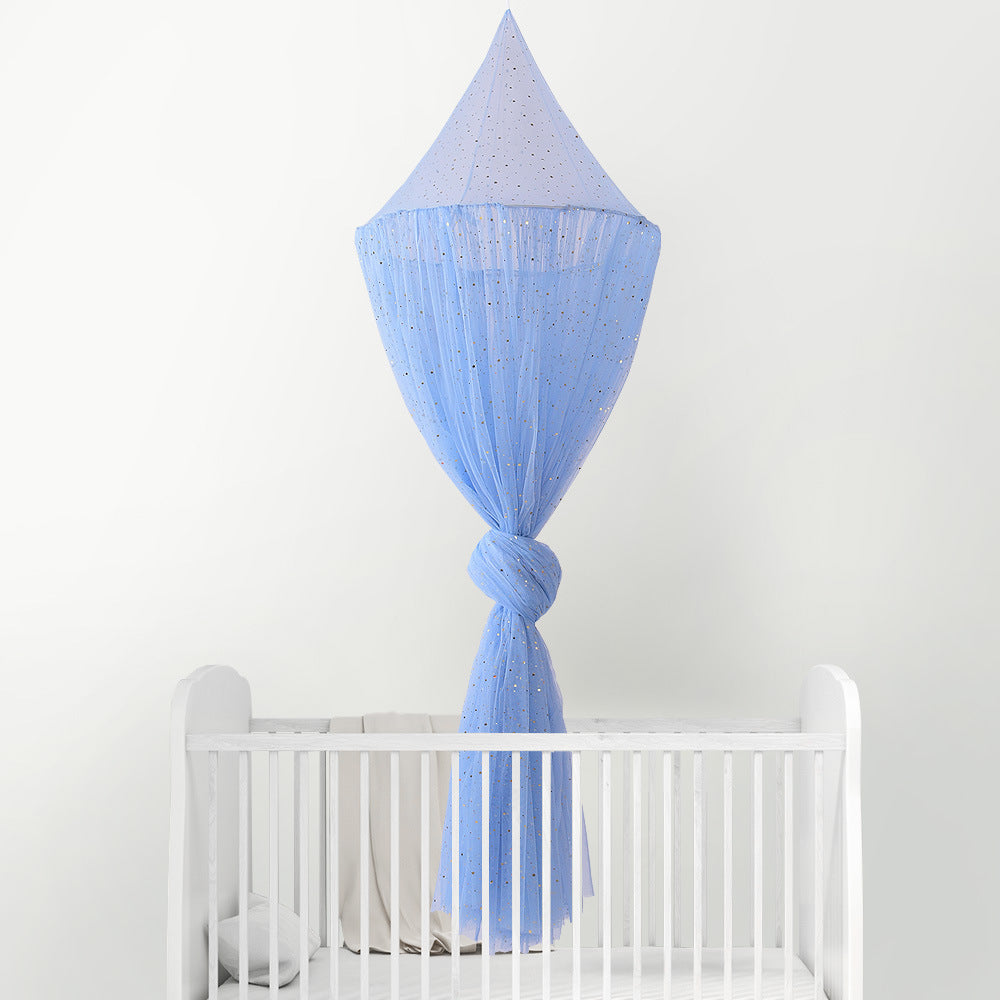 Summer Rainbow Dome Baby Mosquito Net, Mosquito-Proof, Installation-Free, Cute And Beautiful Bed Canopy For Children’s Beds, MyKids-USA®, Mosquito Nets & Insect Screens, MyKids-USA - Size/Age - Average - Color - Blue -  -  - TR2406122154-B.