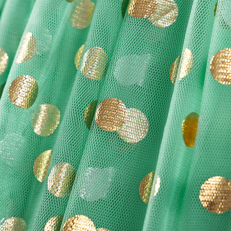 Autumn and Spring Arrival Strawberry Cartoon and Polka Dots Pattern Long Sleeves Crew Neck Dress for Stylish Girls, MyKids-USA®, Baby & Toddler Dresses, MyKids-USA -  -  -  -  -  -  - 