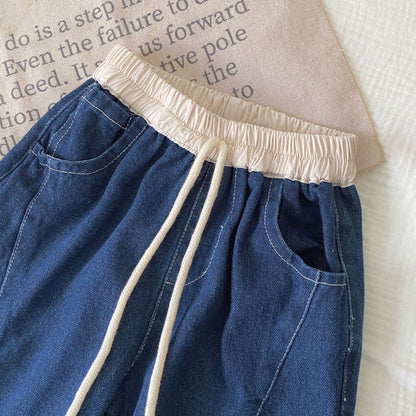 Autumn and Spring Arrival Casual American Style Color Patchwork Denim Pants, MyKids-USA®, Jeans, MyKids-USA -  -  -  -  -  -  - 