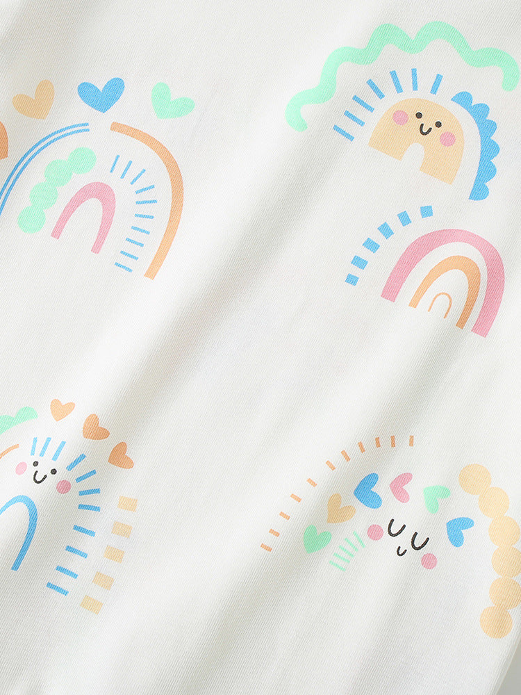 Summer Girls’ Cartoon Pattern T-shirt in European and American Style, MyKids-USA®, T-Shirts, MyKids-USA -  -  -  -  -  -  - .