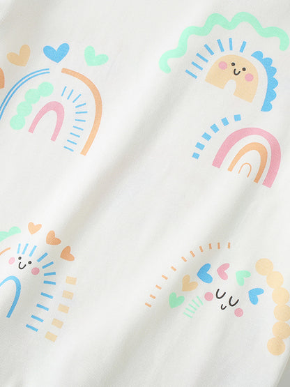 Summer Girls’ Cartoon Pattern T-shirt in European and American Style, MyKids-USA®, T-Shirts, MyKids-USA -  -  -  -  -  -  - .