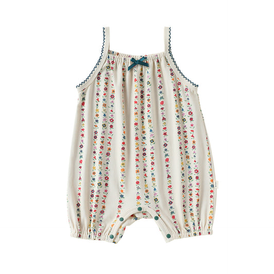 Summer Arrival Baby Girls Sleeveless Floral Striped Rompers or Bodysuit, MyKids-USA®, Baby & Children's One-Pieces, MyKids-USA - Size/Age - 66 (3-6M) - Color - Apricot -  -  - TR2605232239-A.
