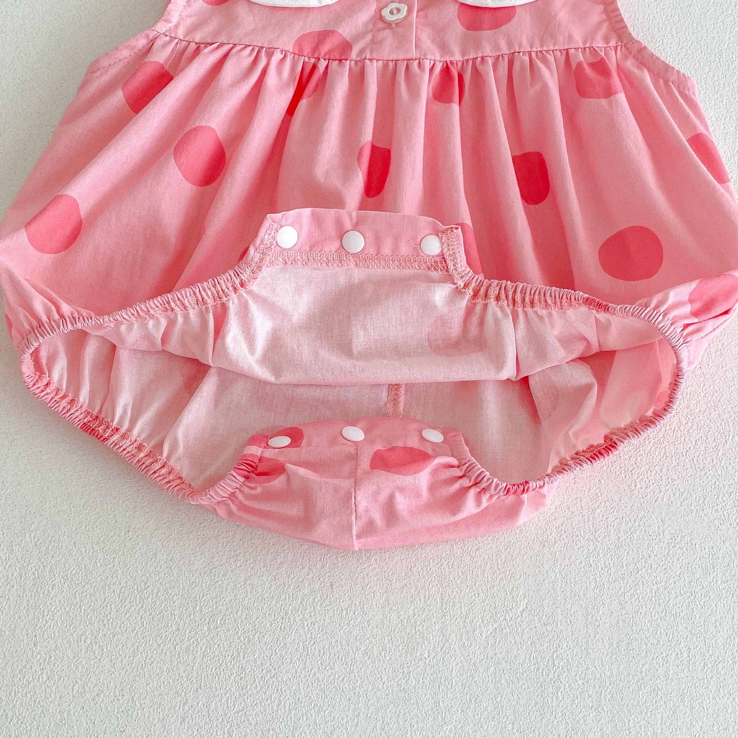 Summer Arrival Baby Girls Cute Cat and Polka Dots Pattern Sleeveless Onesies, MyKids-USA®, Baby One-Pieces, MyKids-USA -  -  -  -  -  -  - 